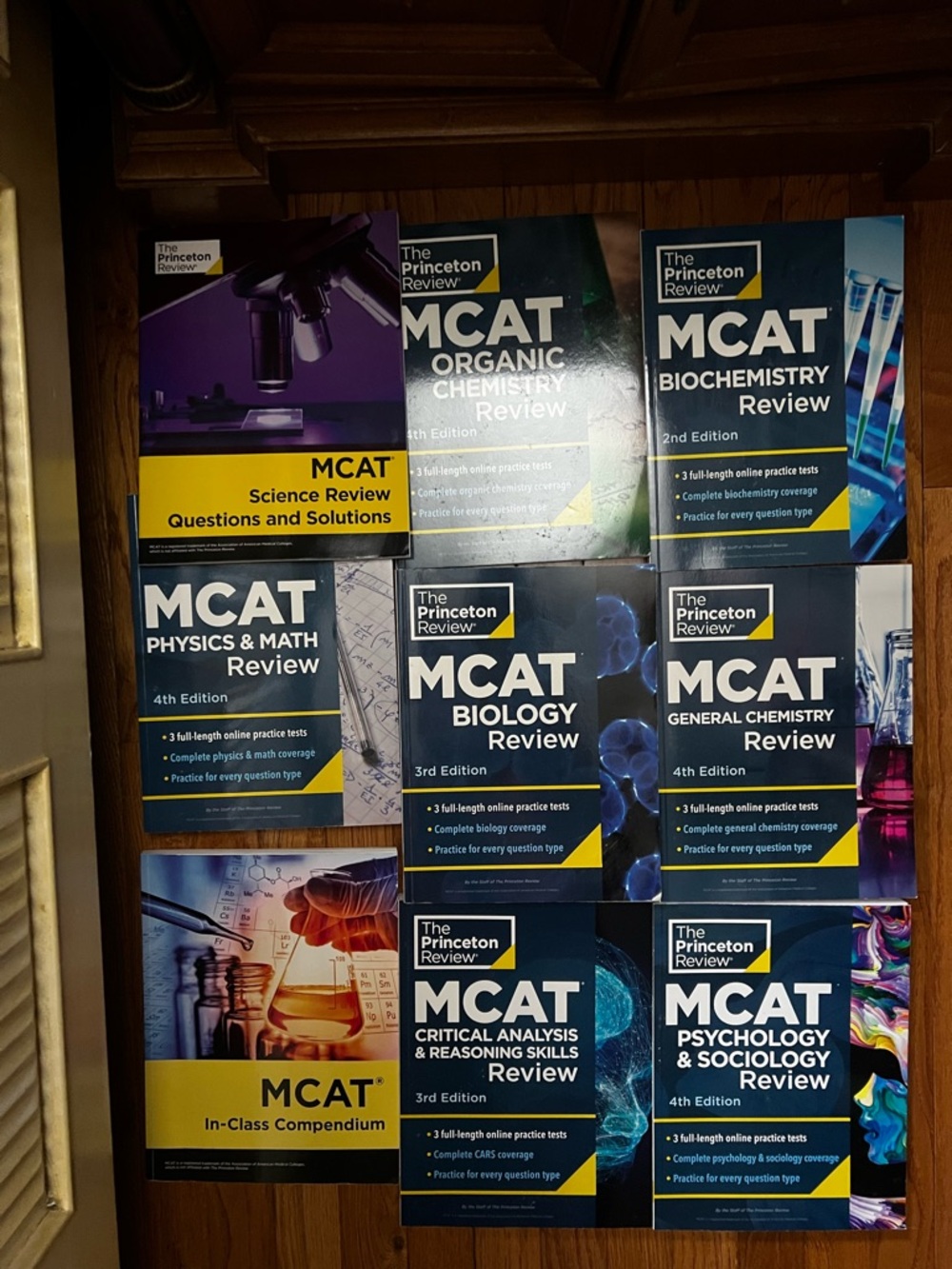 Princeton Review MCAT 2025-2026 4th Edition Complete Set + Bonus Material